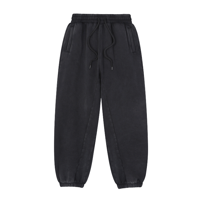 Basic B Grunge Wash Sweatpants - Goth Cloth Co.241231PODPX0181#001