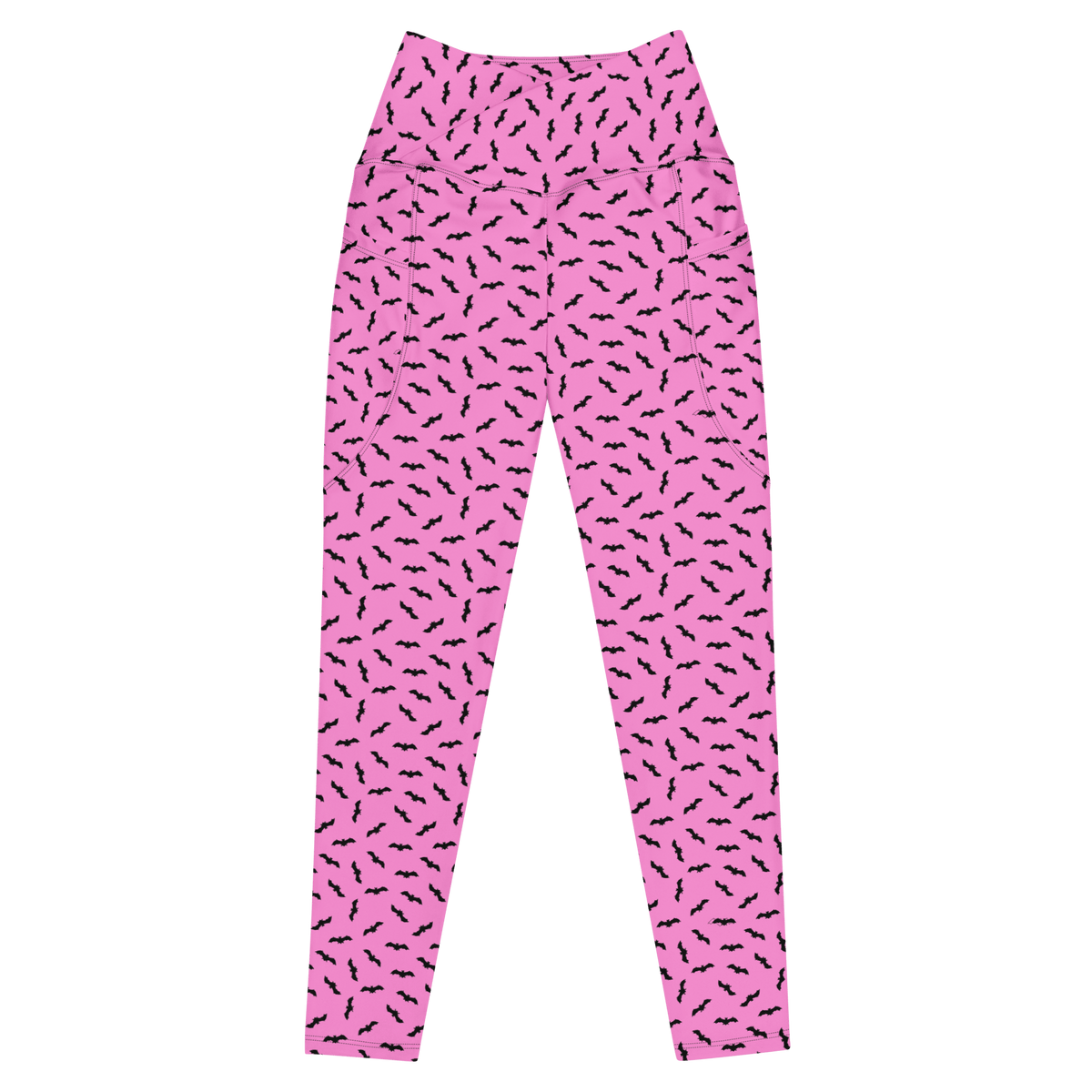 Bat Babe Crossover Leggings with Pockets - Goth Cloth Co.5597894_14137