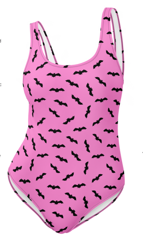 Bat Babe One-Piece Swimsuit - Goth Cloth Co.4404727_9014