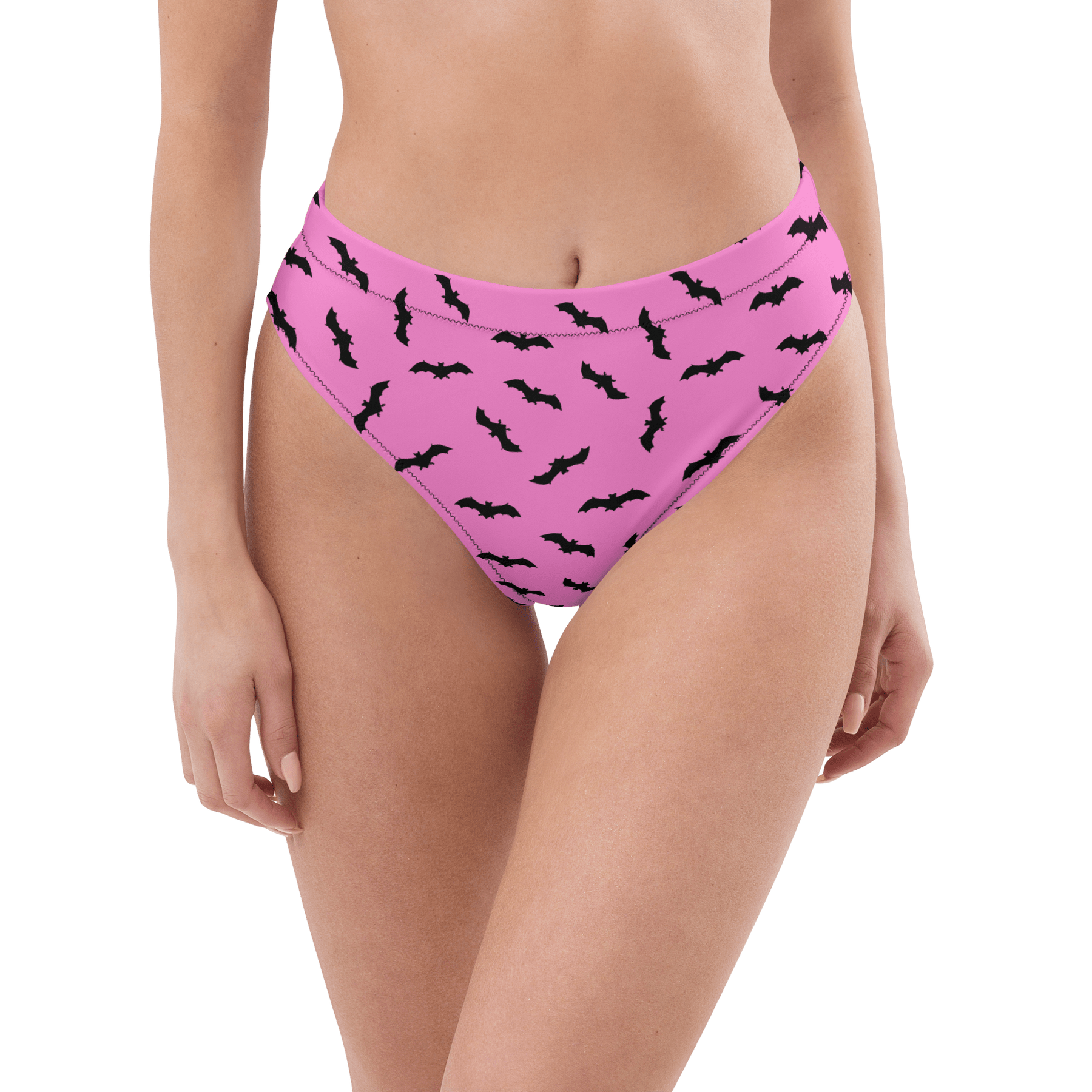 Bat Babe Sport High-Waisted Bikini Bottom - Goth Cloth Co.7401010_12042