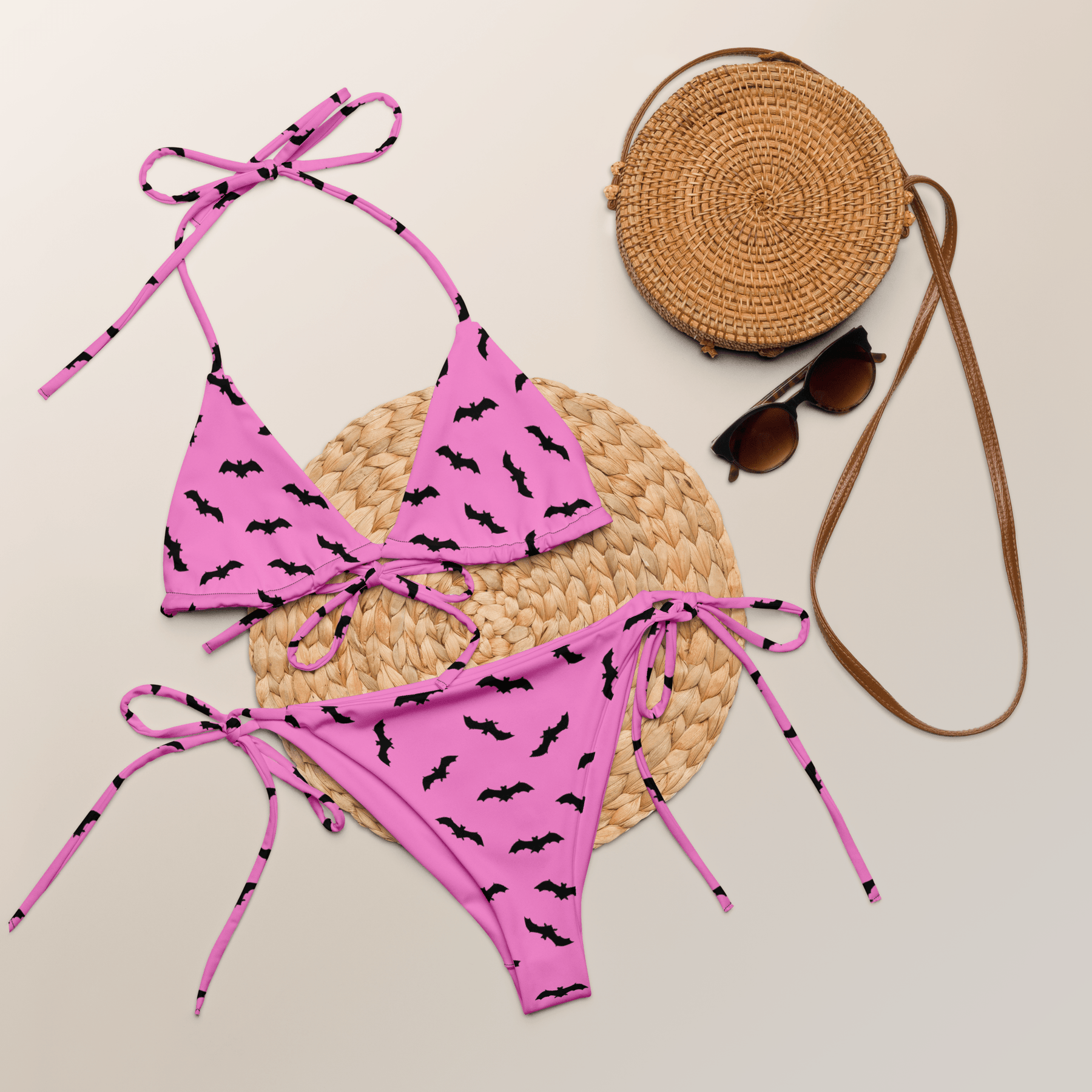 Bat Babe String Bikini Bottom - Goth Cloth Co.4228694_16575