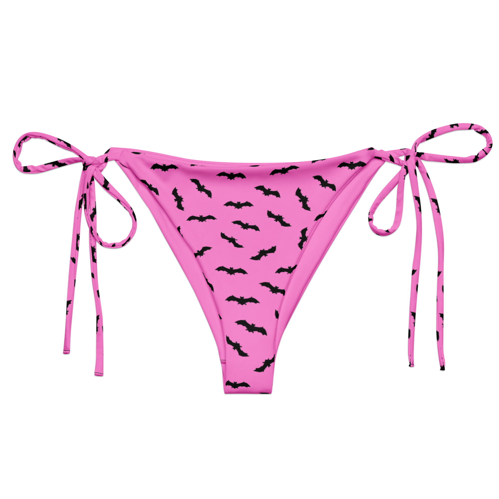 Bat Babe Gothic String Bikini Bottom | Goth Cloth Co.