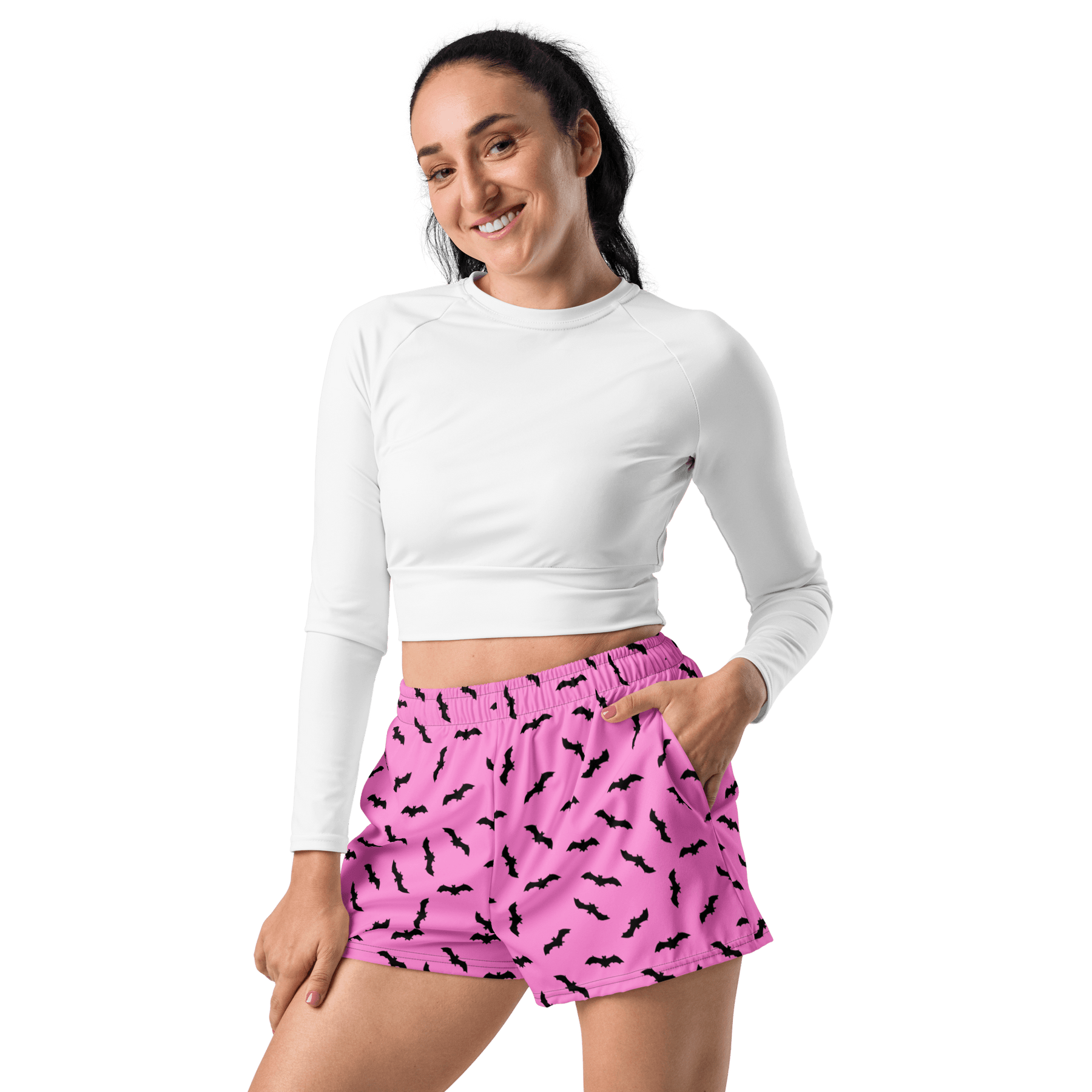 Bat Babe Unisex Unlined Swim Trunks - Goth Cloth Co.5849898_9804