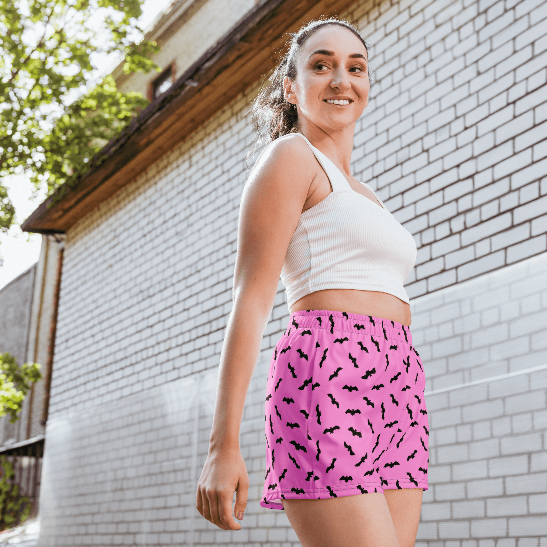 Bat Babe Unisex Unlined Swim Trunks - Goth Cloth Co.5849898_9804
