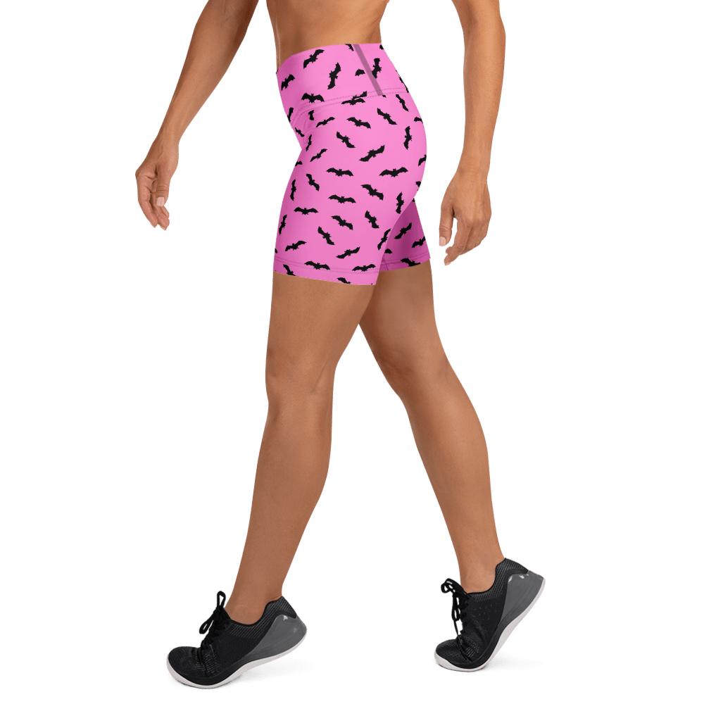 Bat Babe Yoga Shorts - Goth Cloth Co.5272297_9079
