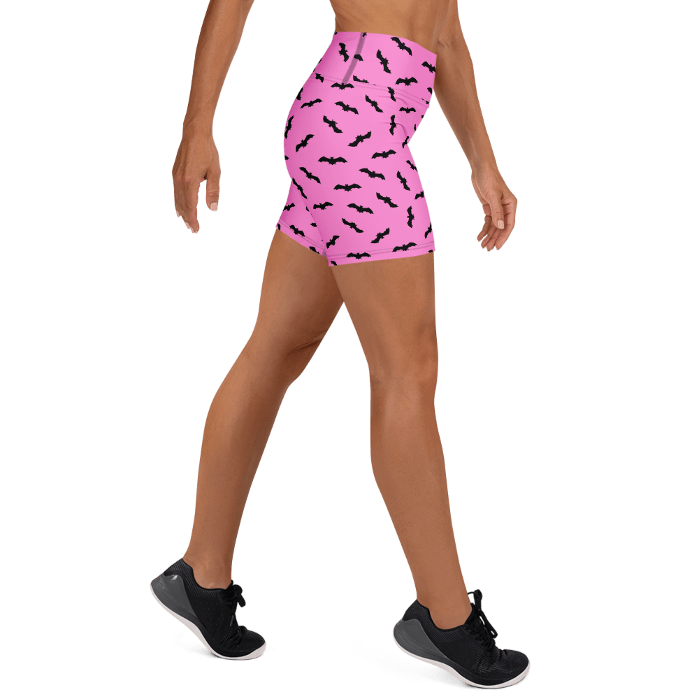 Bat Babe Yoga Shorts - Goth Cloth Co.5272297_9079