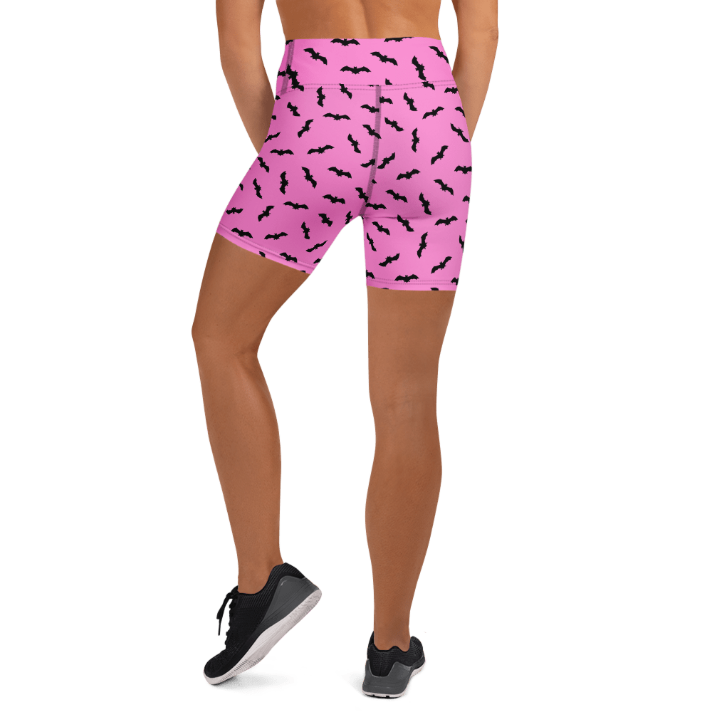 Bat Babe Yoga Shorts - Goth Cloth Co.5272297_9079