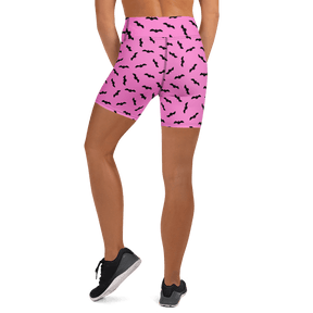 Bat Babe Yoga Shorts - Goth Cloth Co.5272297_9079