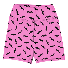 Bat Babe Yoga Shorts - Goth Cloth Co.5272297_9079