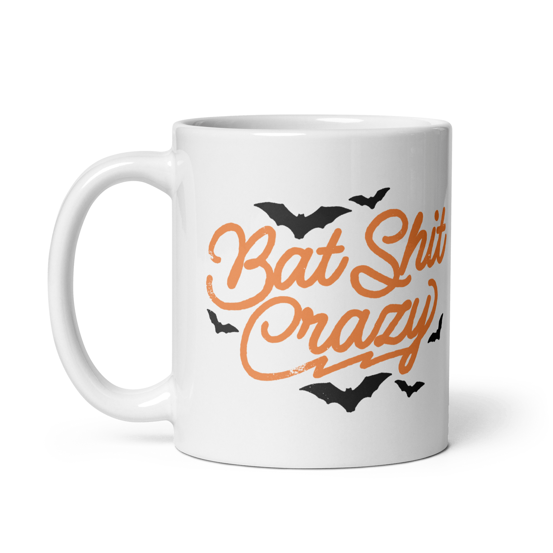 Bat Shit Crazy White Glossy Mug - Goth Cloth Co.3890986_1320