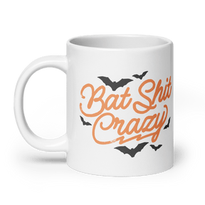 Bat Shit Crazy White Glossy Mug - Goth Cloth Co.3890986_1320