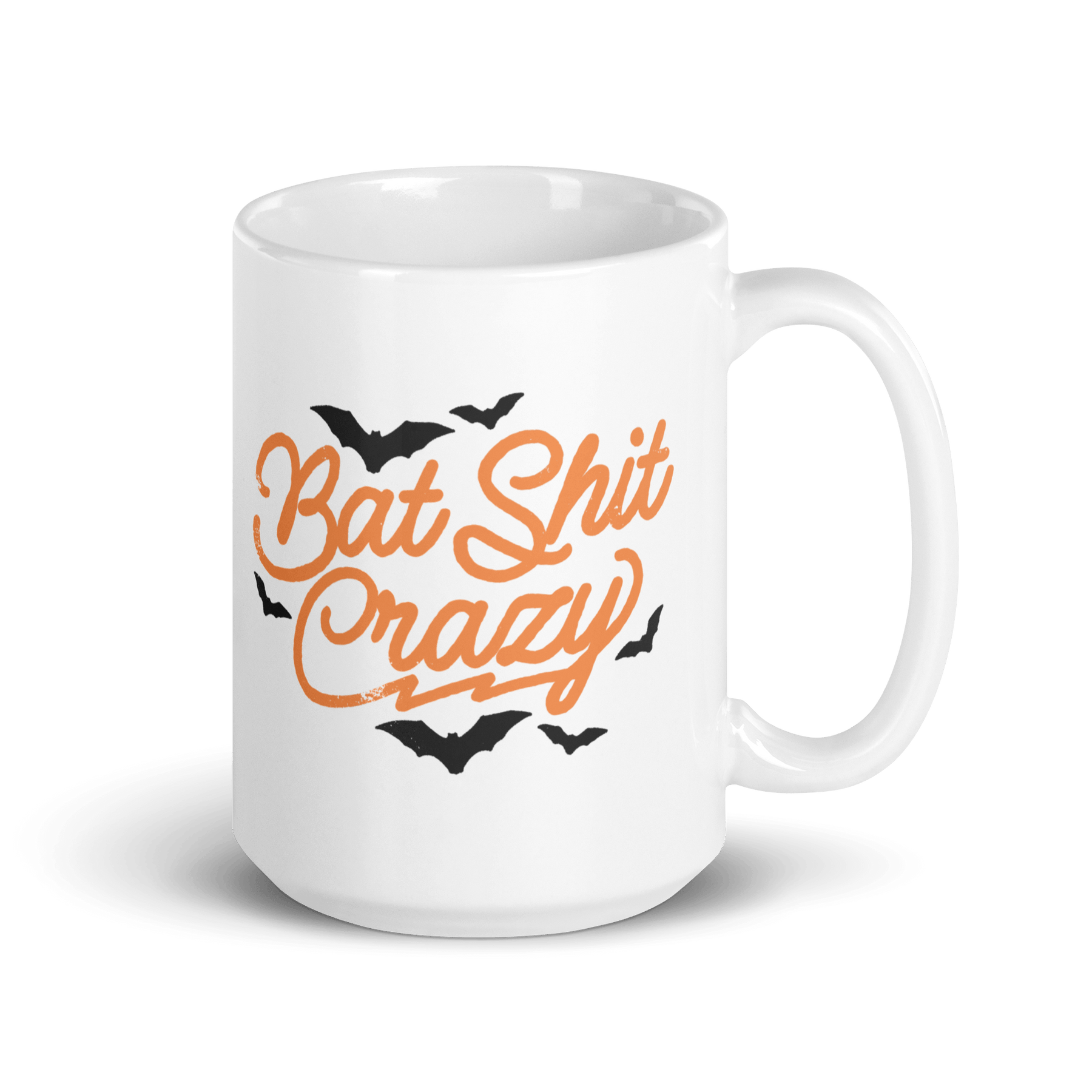 Bat Shit Crazy White Glossy Mug - Goth Cloth Co.3890986_1320