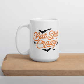 Bat Shit Crazy White Glossy Mug - Goth Cloth Co.3890986_4830