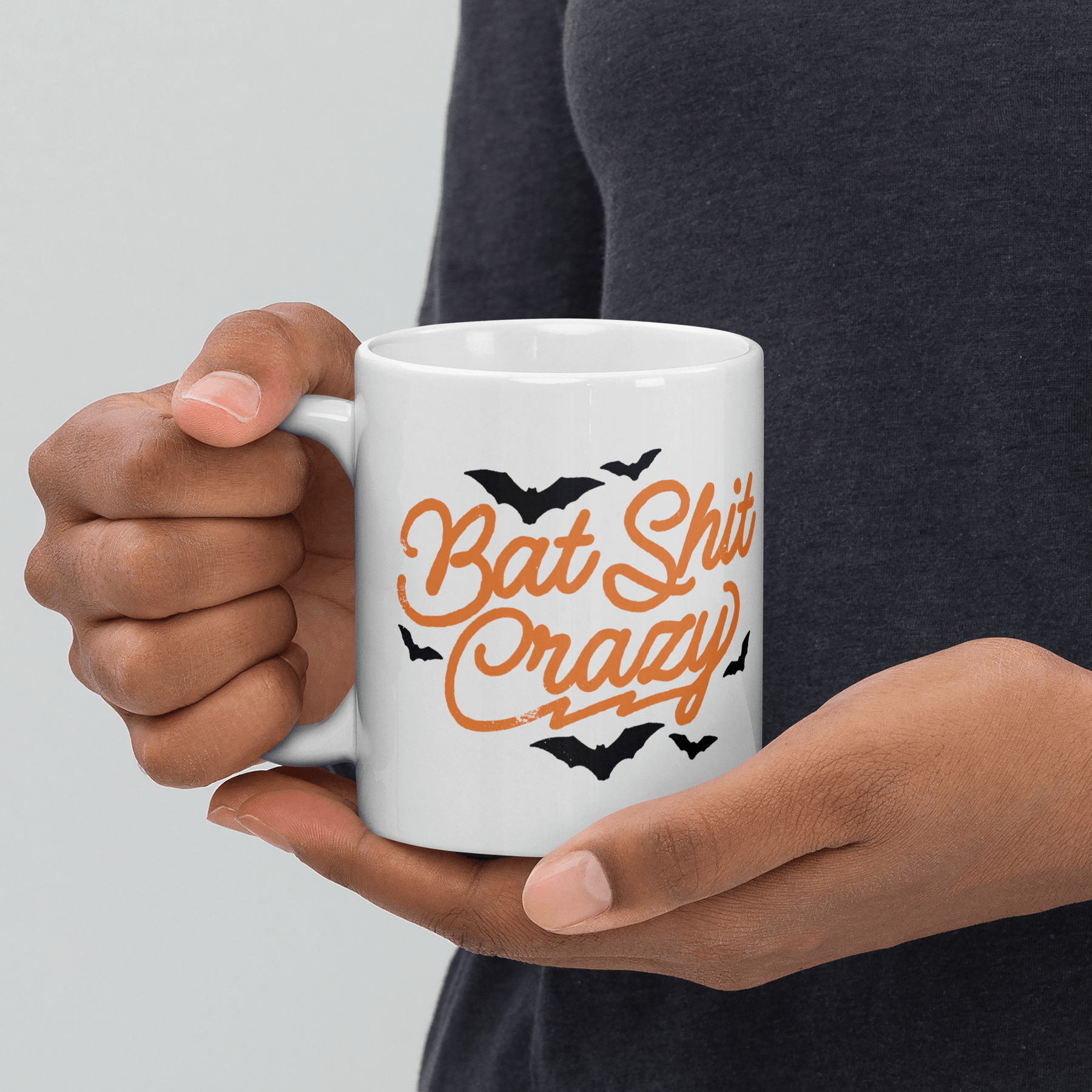 Bat Shit Crazy White Glossy Mug - Goth Cloth Co.3890986_4830