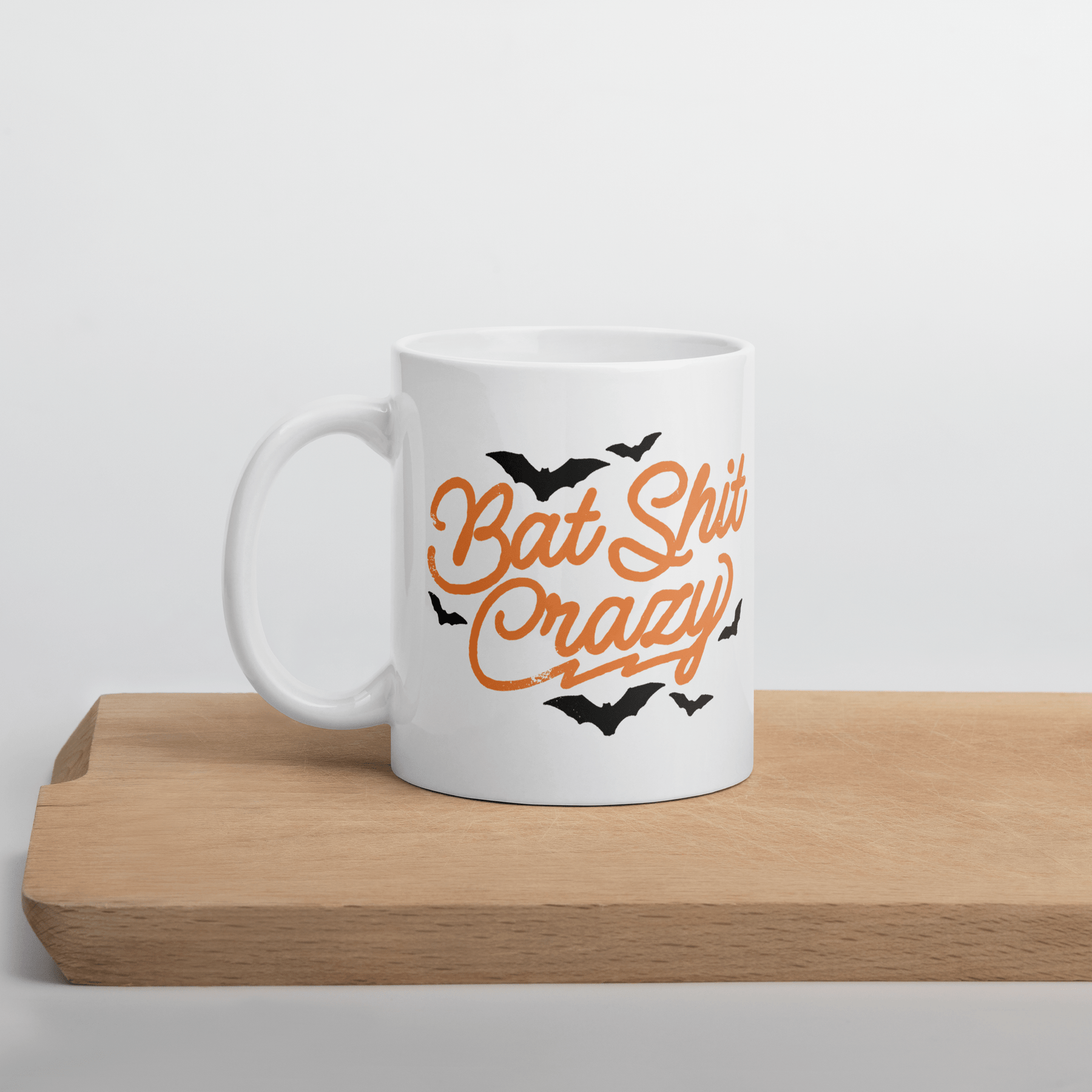 Bat Shit Crazy White Glossy Mug - Goth Cloth Co.3890986_4830