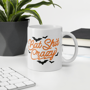 Bat Shit Crazy White Glossy Mug - Goth Cloth Co.3890986_4830