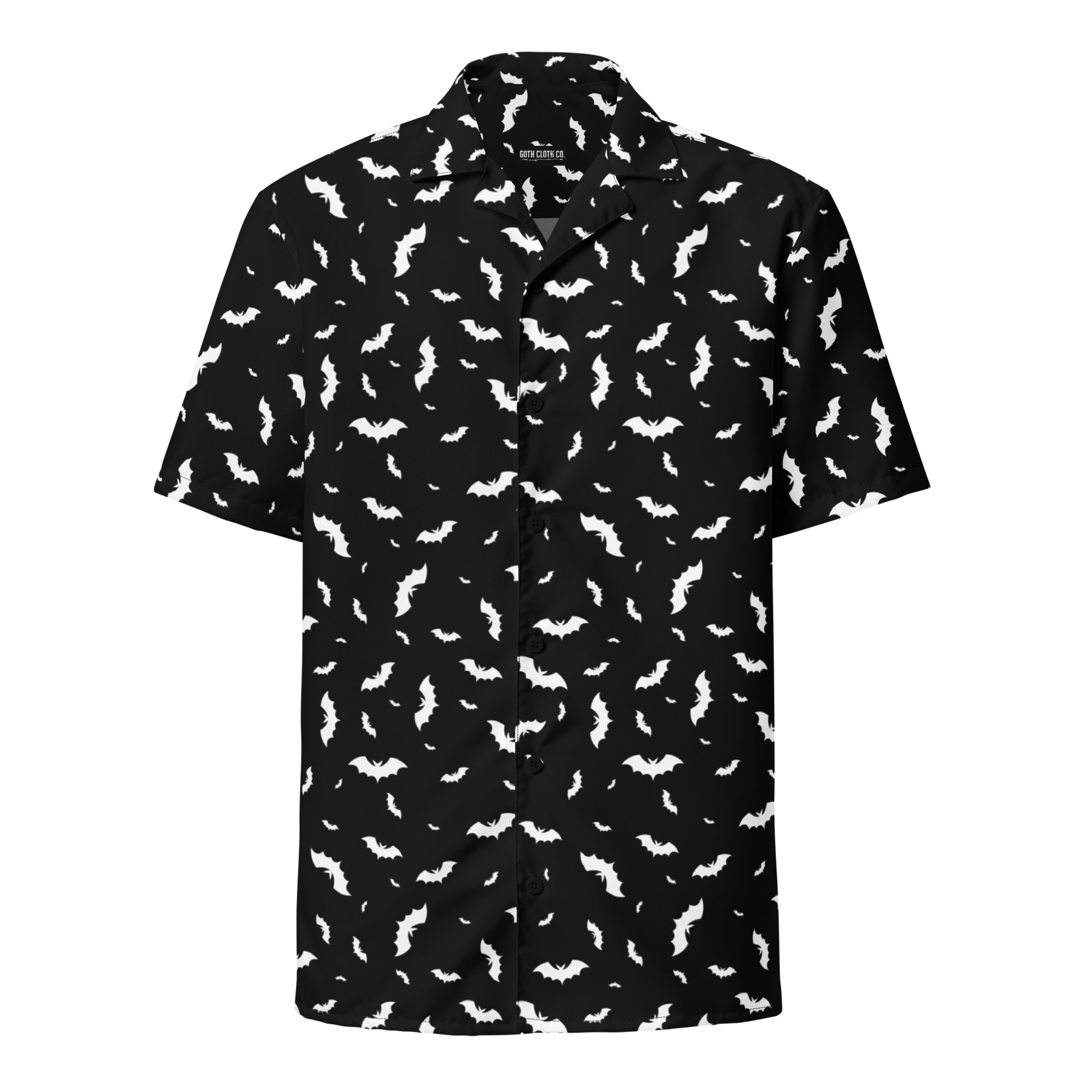 Batty Blackout Button - Up Shirt - Goth Cloth Co.4434546_17117