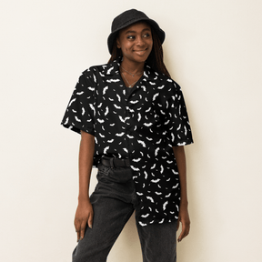 Batty Blackout Button - Up Shirt - Goth Cloth Co.4434546_17117