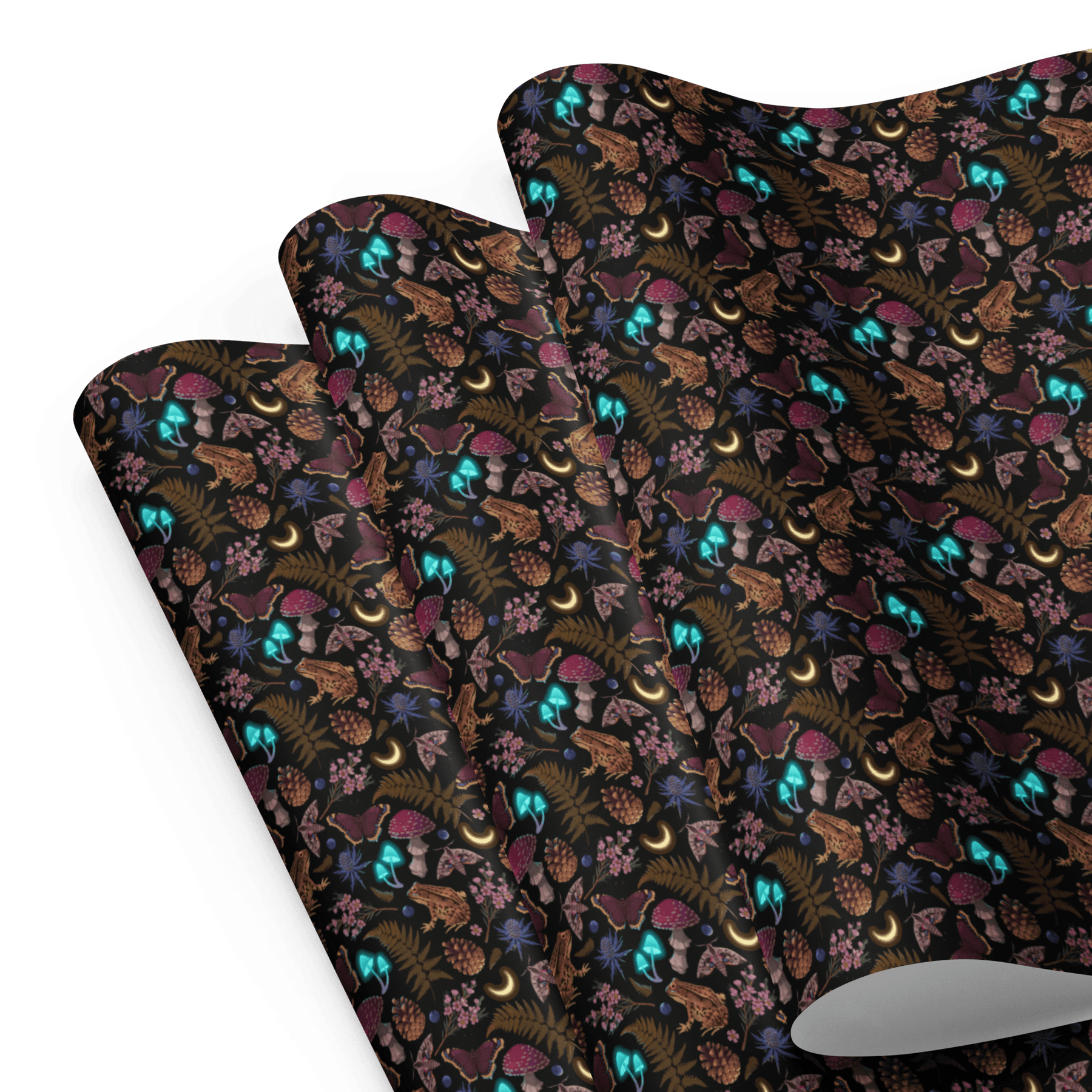 Bayou Toad Spooky Gift Wrap (3 Sheets) - Goth Cloth Co.3510294_17373