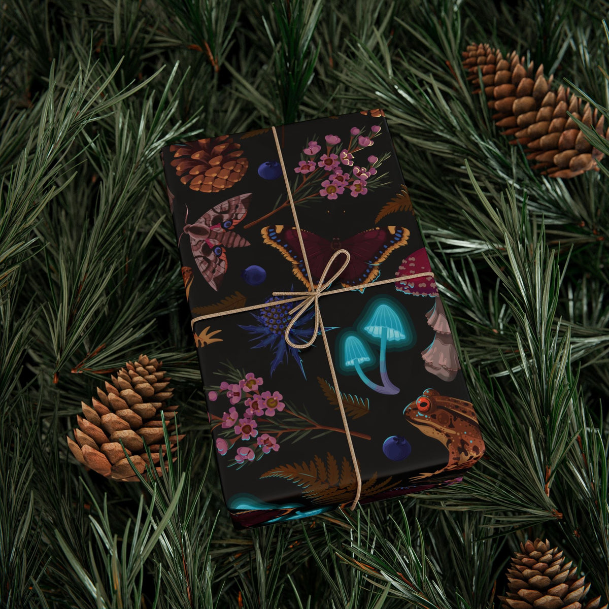 Bayou Toad Spooky Gift Wrap - Goth Cloth Co.Home Decor21993970347014436346