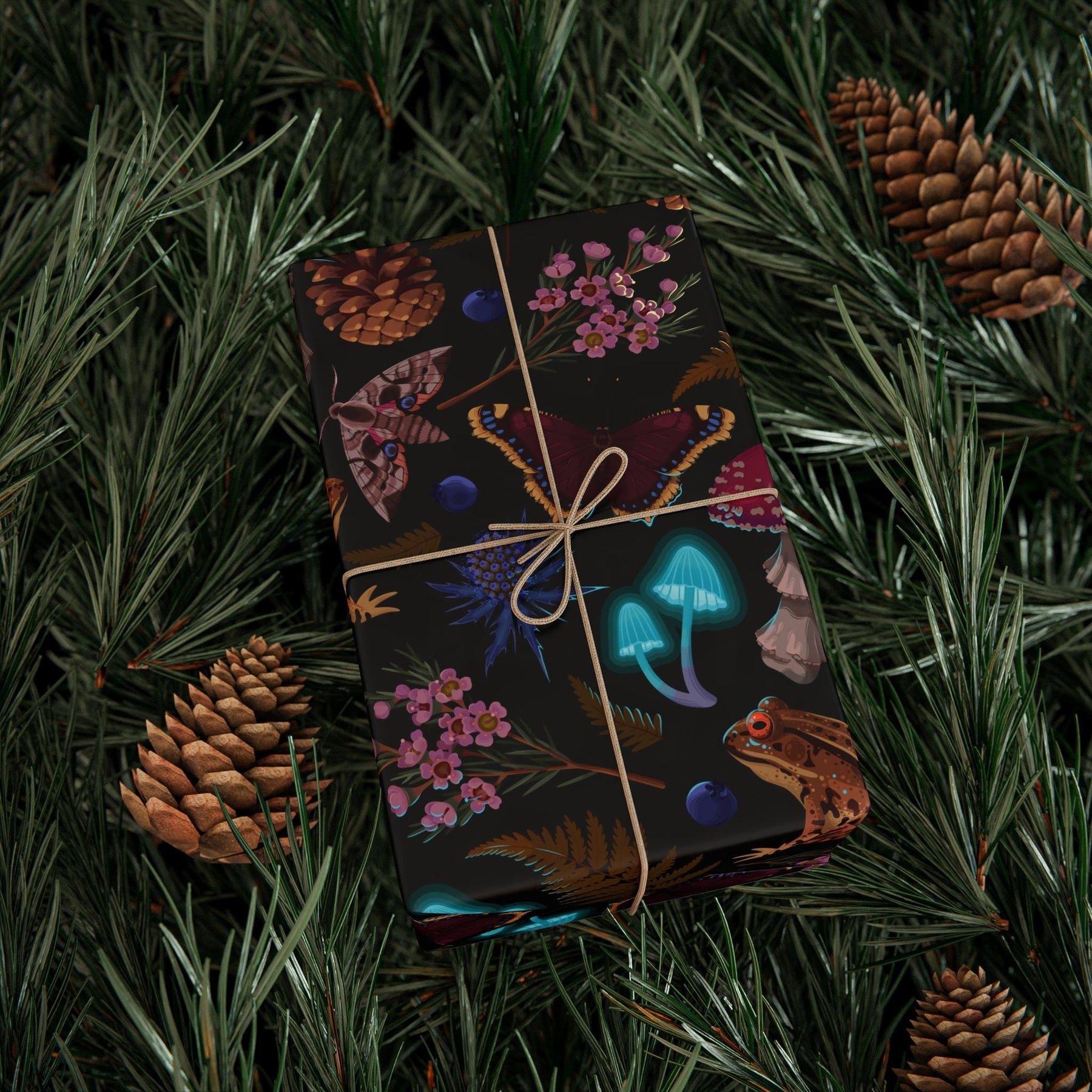 Bayou Toad Spooky Gift Wrap - Goth Cloth Co.Home Decor21993970347014436346