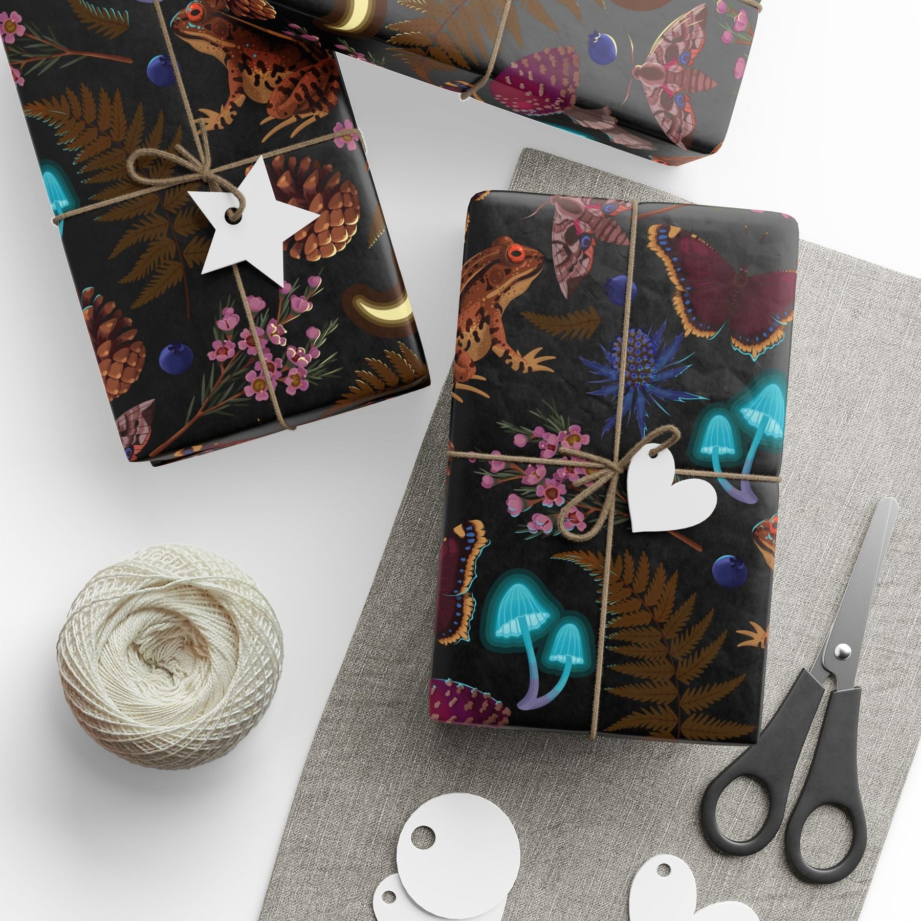 Bayou Toad Spooky Gift Wrap - Goth Cloth Co.Home Decor41967631718309693211