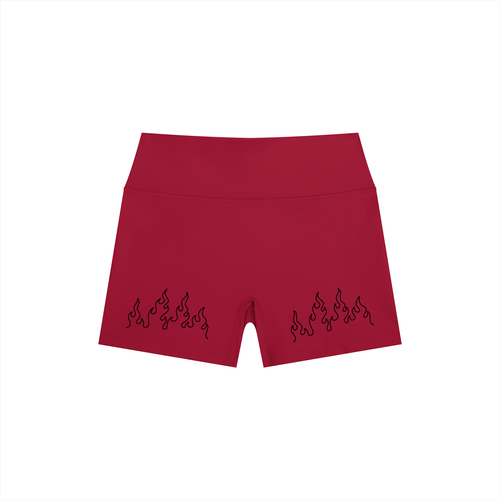 Hellfire High Rise Yoga Shorts