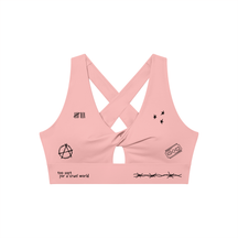 Mental Notes Twist Front Sports Bra