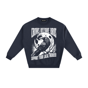 Crows Before Bros Fleeced Sweatshirt