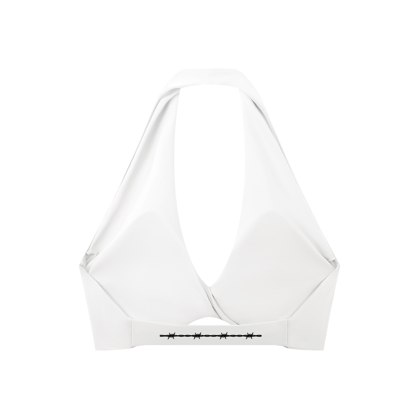 Barbed Wire Halter Sports Bra