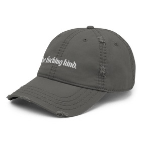 Be Fucking Kind Distressed Dad Hat - Goth Cloth Co.3785542_10993