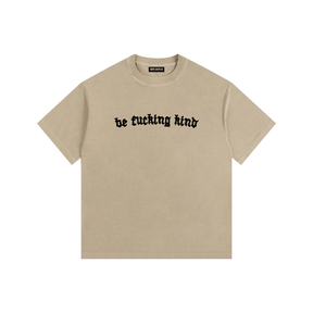 Be Fucking Kind Vintage Washed Cotton T-Shirt - Goth Cloth Co.gymwear260813PODPQ0734009