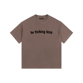 Be Fucking Kind Vintage Washed Cotton T-Shirt - Goth Cloth Co.gymwear260813PODPQ0734049