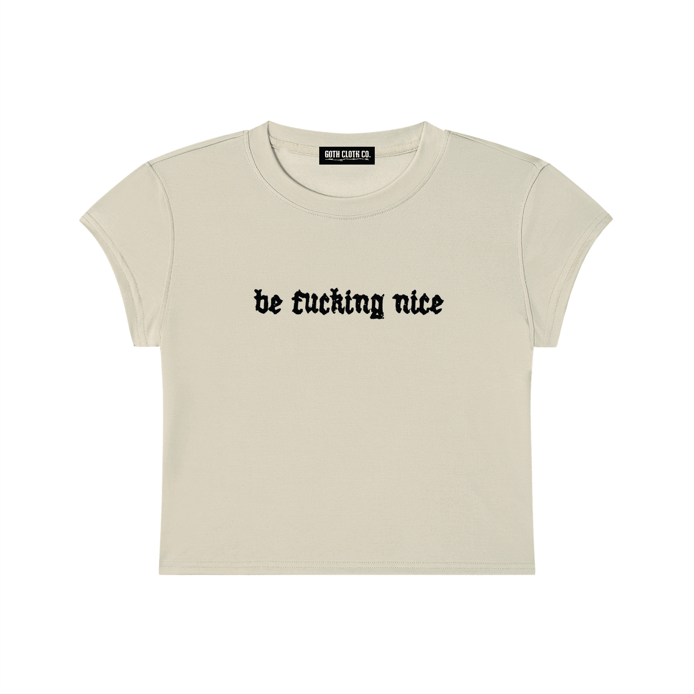 Be Fucking Nice Baby Tee - Goth Cloth Co.260521PODAA0100001