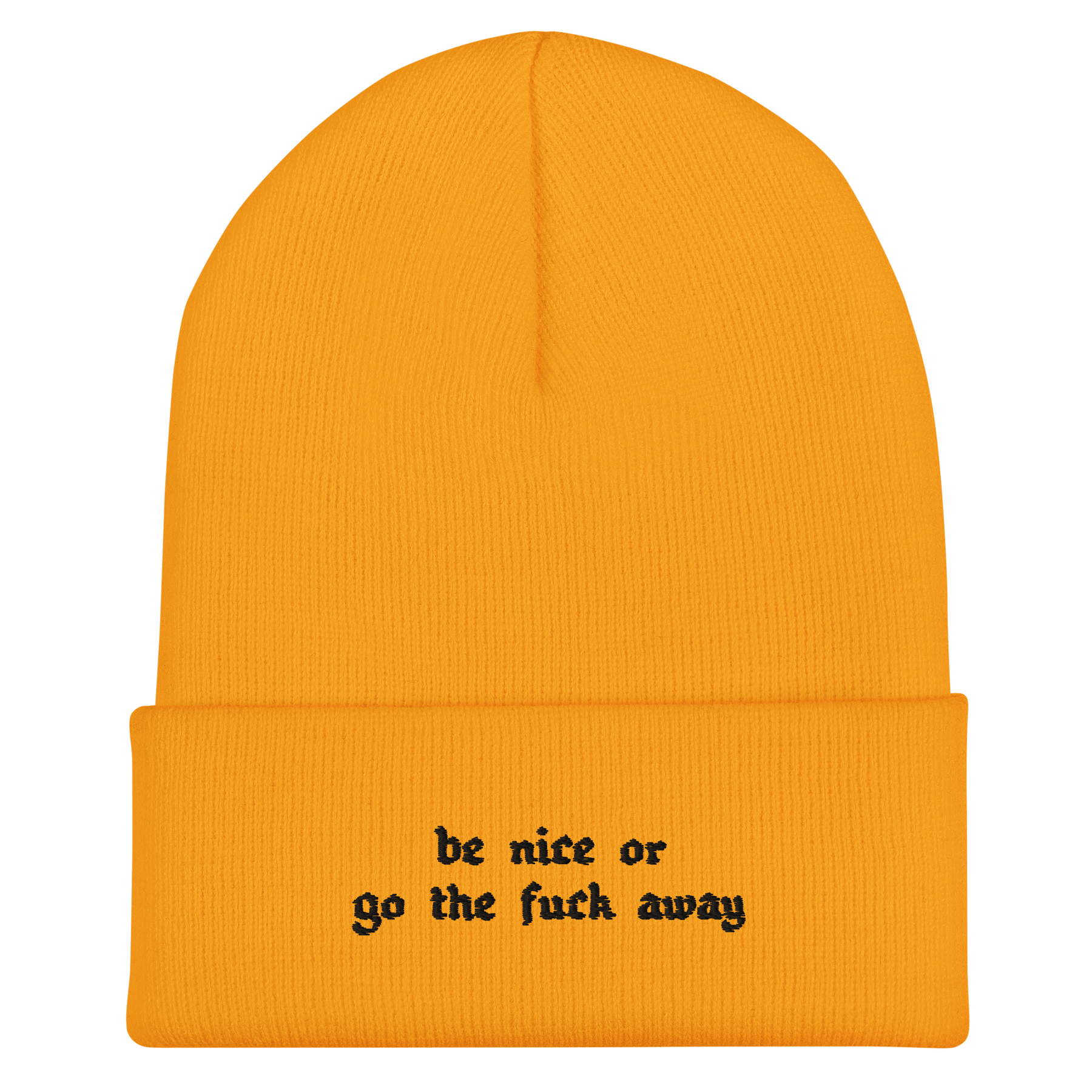 Be Nice Or... Cuffed Beanie - Goth Cloth Co.7005783_12882