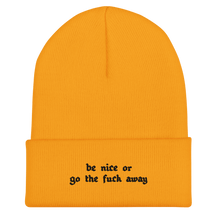 Be Nice Or... Cuffed Beanie - Goth Cloth Co.7005783_12882