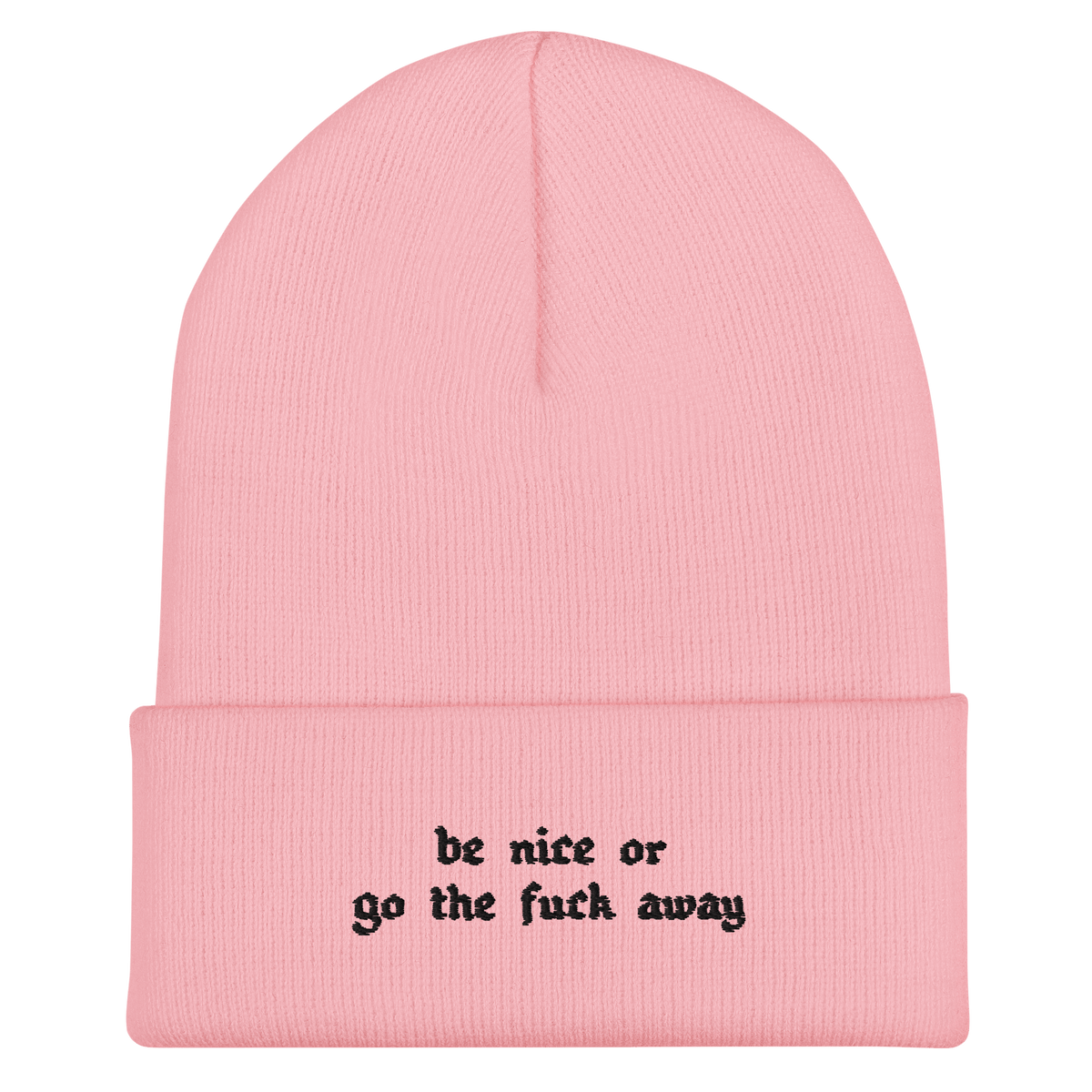 Be Nice Or... Cuffed Beanie - Goth Cloth Co.7005783_17494