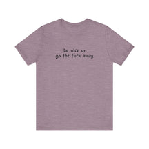 Be Nice Or... Short Sleeve Tee - Goth Cloth Co.T-Shirt12752719536475449304