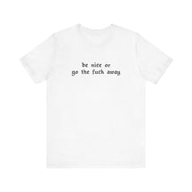 Be Nice Or... Short Sleeve Tee - Goth Cloth Co.T-Shirt13193299663794286202