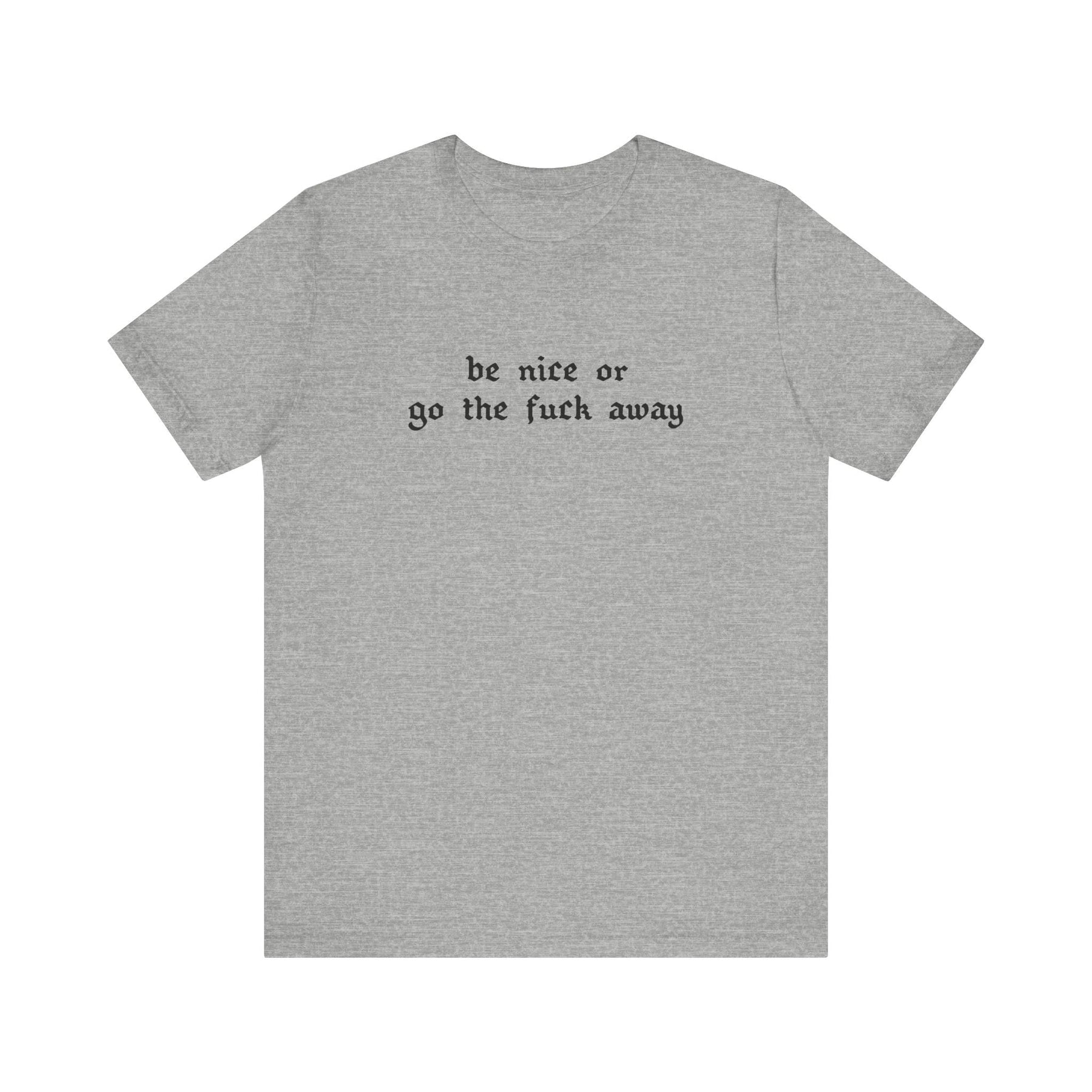 Be Nice Or... Short Sleeve Tee - Goth Cloth Co.T-Shirt89450709867737501552