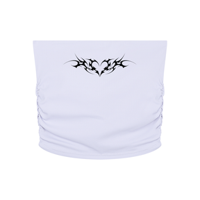 Venom Heart Cropped Yoga Tube Top