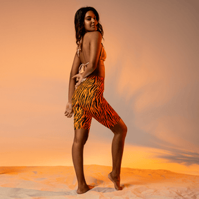 Bengal Heat Biker Shorts (Ready to Ship) - Goth Cloth Co.final sale