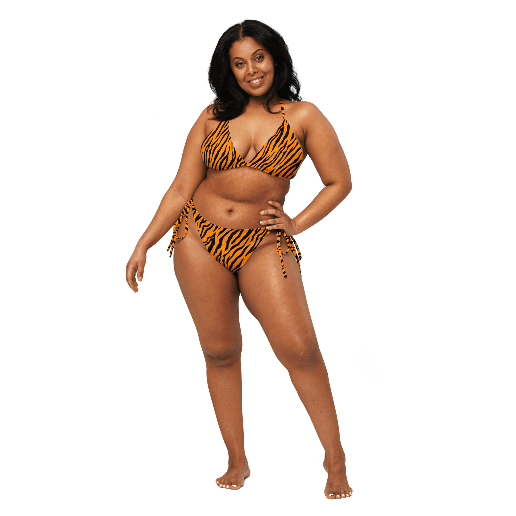 Bengal Heat Tiger Stripe String Bikini Bottom - Goth Cloth Co.4394978_16575
