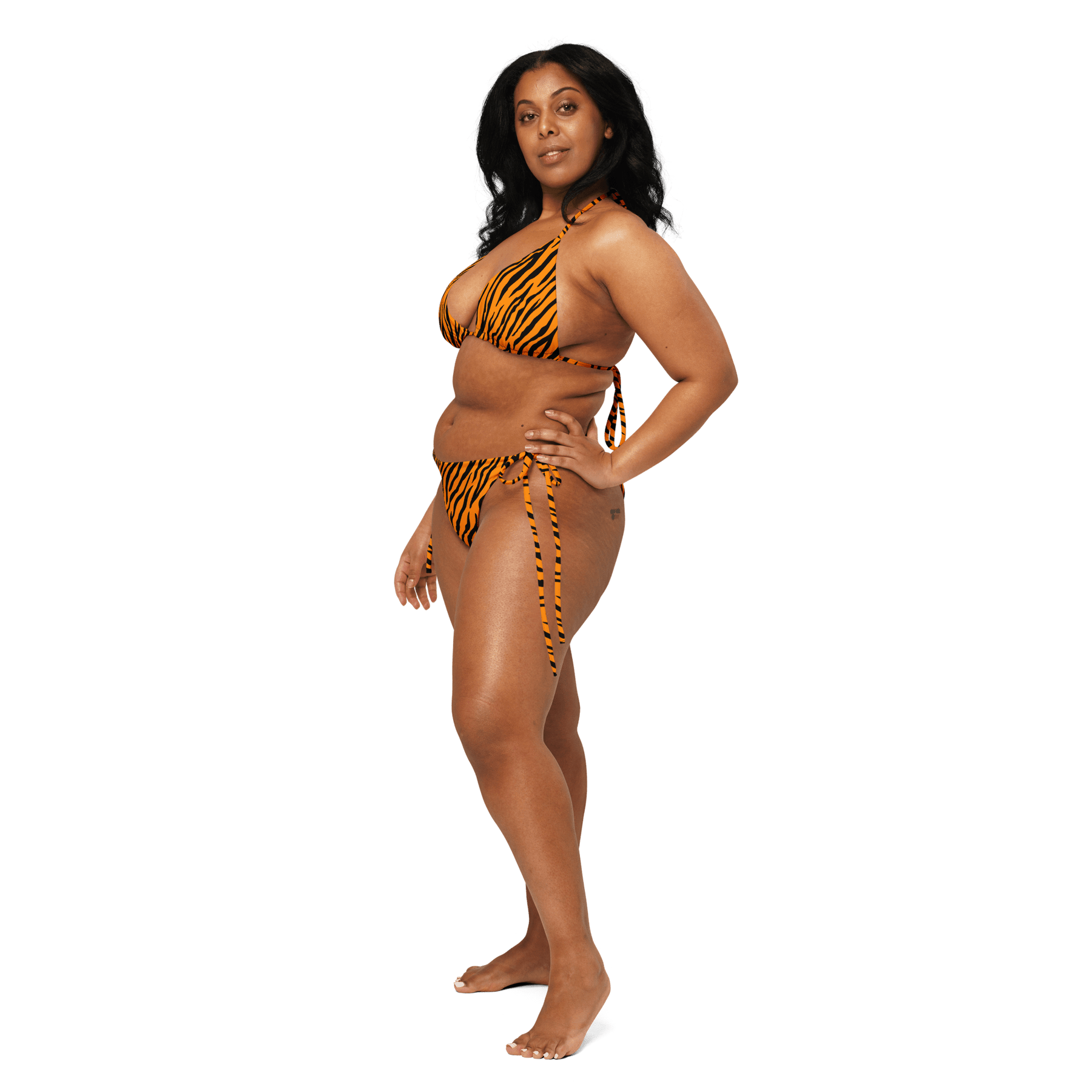 Bengal Heat Tiger Stripe String Bikini Top - Goth Cloth Co.8696838_16564
