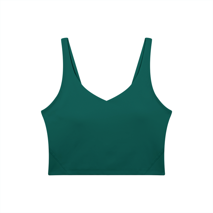Bare Bones V-Neck Long Line Sports Bra