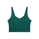 Bare Bones V-Neck Long Line Sports Bra