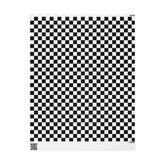 Black and White Checkerboard Gift Wrap Paper - Goth Cloth Co.Home Decor25685782000253023340