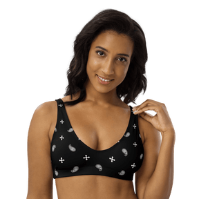 Black Bandana Sport Bikini Top - Goth Cloth Co.9222151_12035