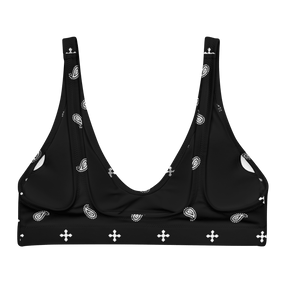 Black Bandana Sport Bikini Top - Goth Cloth Co.9222151_12035