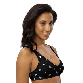 Black Bandana Sport Bikini Top - Goth Cloth Co.9222151_12035